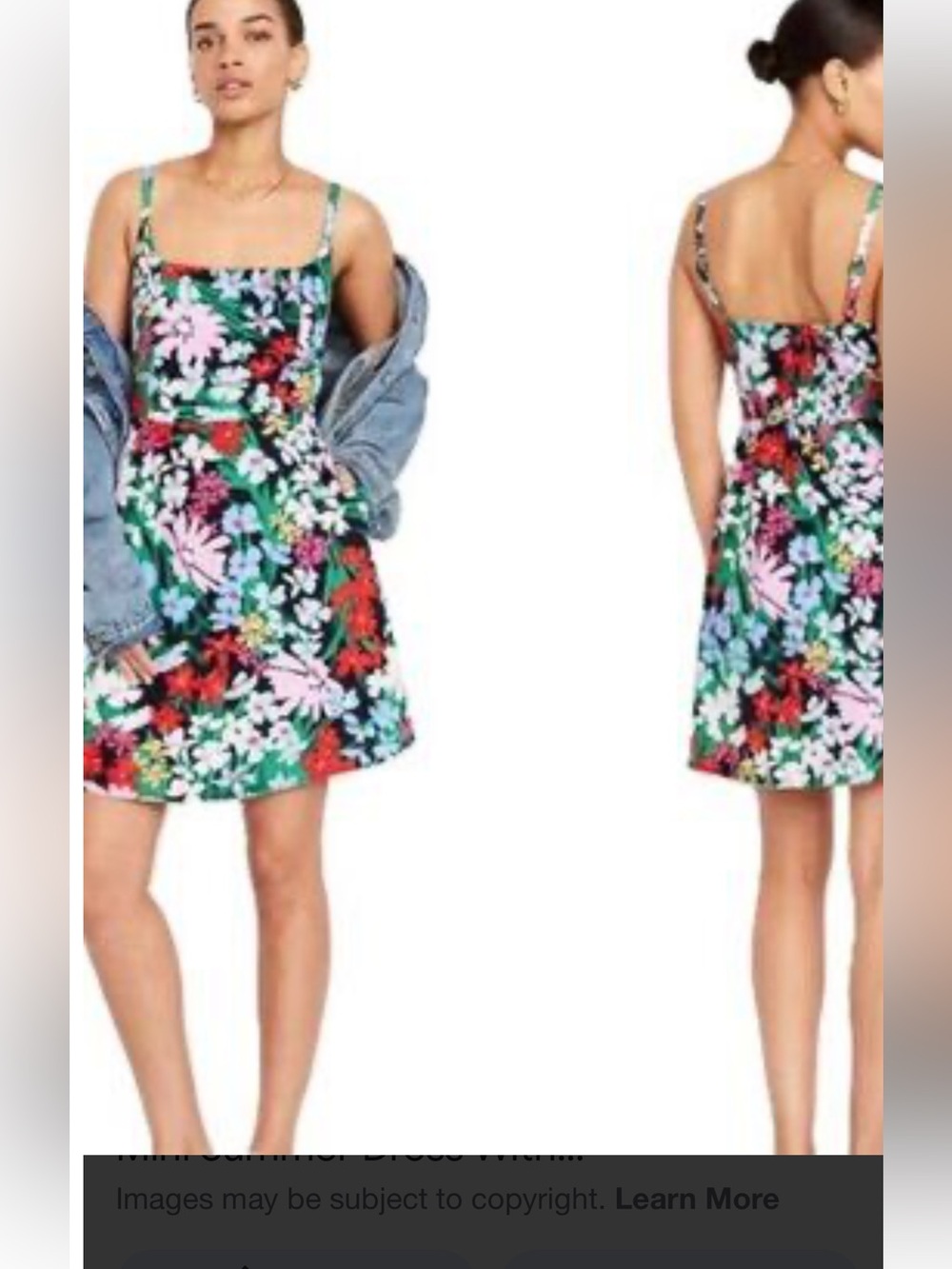 Fit n Flare- Navy Floral